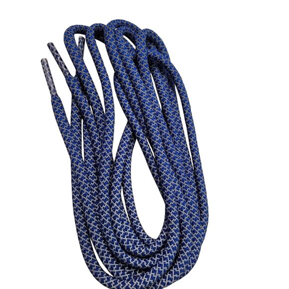 Sinowe Diamond Reflective Shoe Laces Replacement Round Blue 45 in Length New - Picture 2 of 5